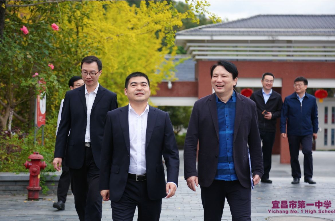 湖北省教科院副院长傅华强到我校调研指导工作